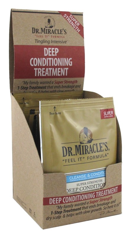 Dr. Miracles Deep Cond Super Strength Pks 1.75oz (12in)