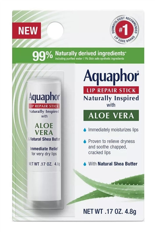 Aquaphor Lip Repair Stick With Aloe Vera 0.17oz (6in)