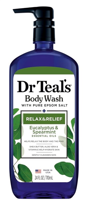 Dr Teals Body Wash Euclyptus/Spearmnt Relax 24oz