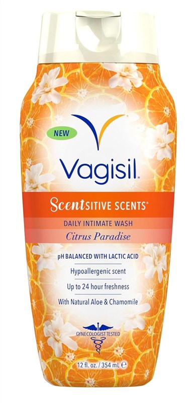 Vagisil Wash Scentsitive Scents Citrus Paradise 12oz