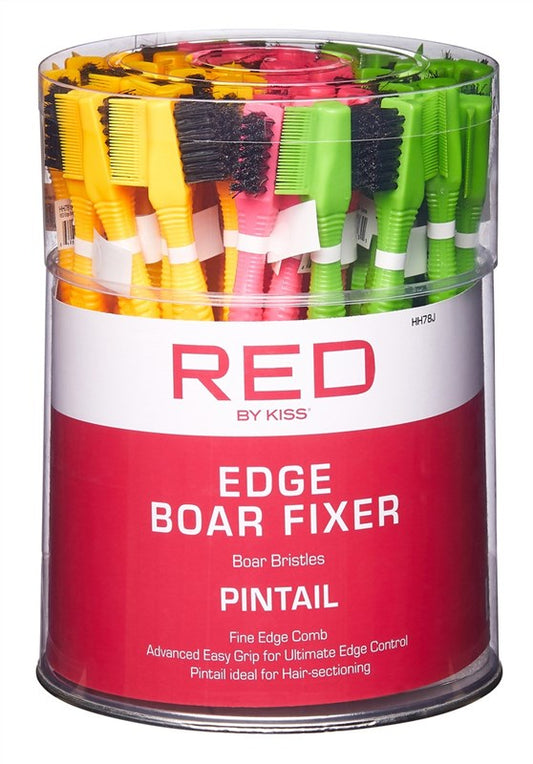 Kiss Red Edge Boar Fixer Pintail Assorted Colors (48in)