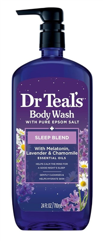 Dr Teals Body Wash Melatonin Lavender & Chamomile 24oz