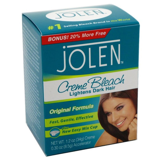 Jolen 1.2oz Creme Bleach Orig Lightens Excess Dark Hair