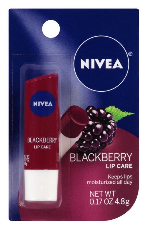 Nivea Lip Care Blackberry 0.17oz Carded (1PC)