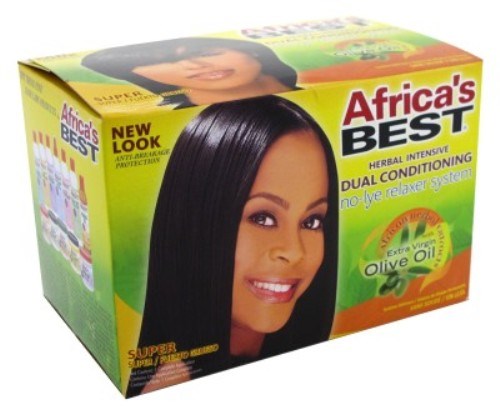 Africas Best Relaxer Super Dual Cond. No-Lye System