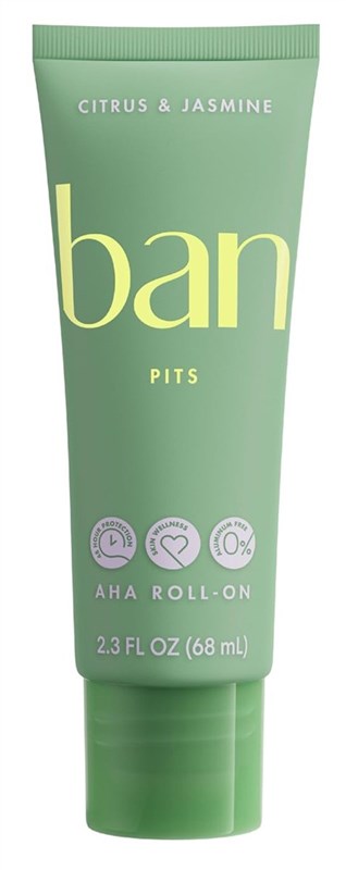 Ban Deodorant 2.3oz Roll-On Serum Aha Citrus & Jasmine