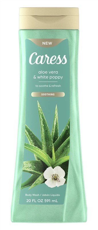Caress Body Wash Aloe Vera & White Poppy 20oz