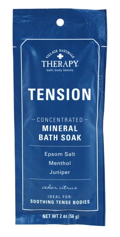 Village Nat. Aches+Pains Tension Bath Soak 2oz (12in)