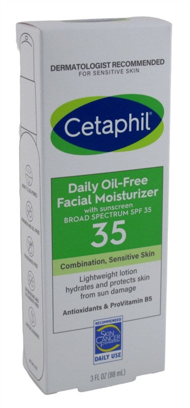 Cetaphil Daily Facial Moisturizr Oil-Free Spf#35 3oz