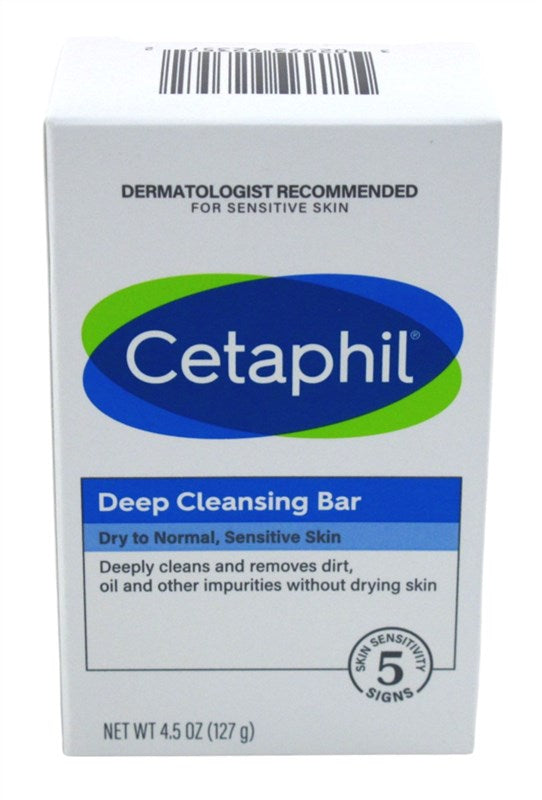 Cetaphil Deep Cleansing Bar 4.5oz