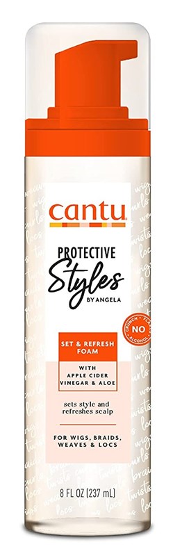 Cantu Protective Styles Set And Refresh Foam 8oz