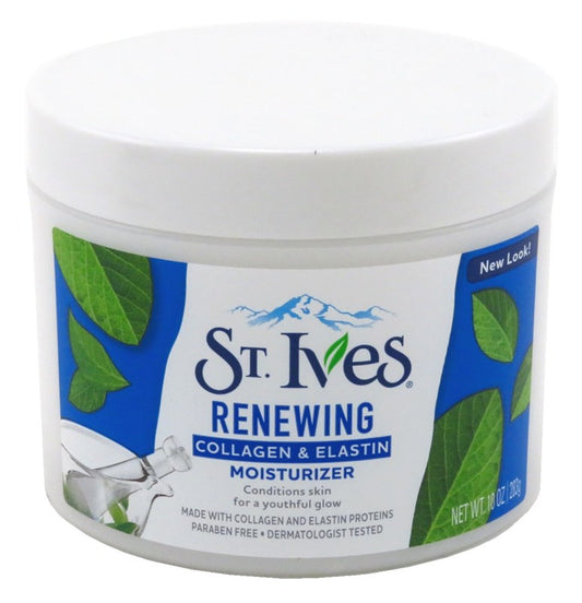 St Ives Moisturizer Renewing Collagen Elastin 10oz Jar