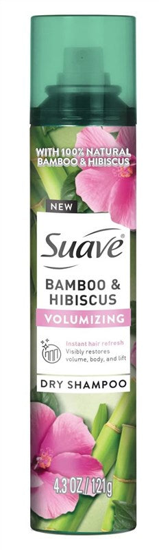 Suave Dry Shampoo Bamboo & Hibiscus Volumizing 4.3oz