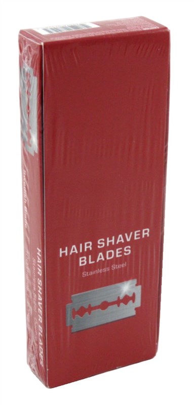 Kiss Red Hair Shaper Blades Double Edge 100 Count