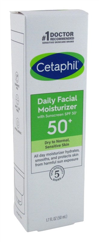 Cetaphil Daily Facial Moisturizer Spf#50+ 1.7oz