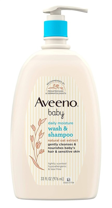 Aveeno Baby Wash & Shampoo Daily Moisture 33oz Oat Extrct