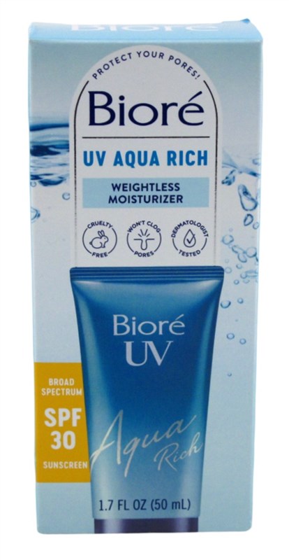 Biore Uv Aqua Rich Spf30 Weightless Moisturizer 1.7oz