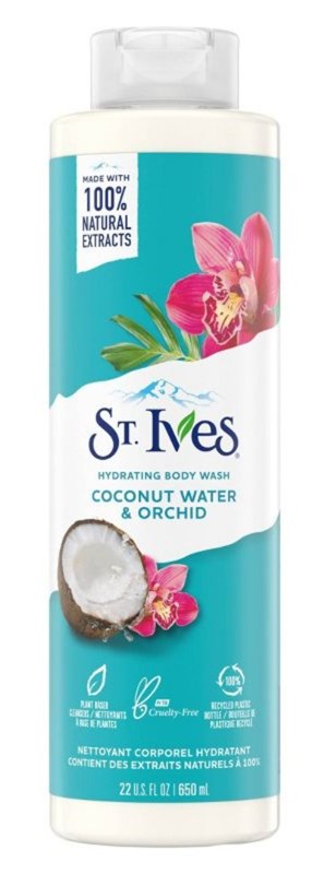 St Ives Body Wash Coconut Water And Orchid 22oz