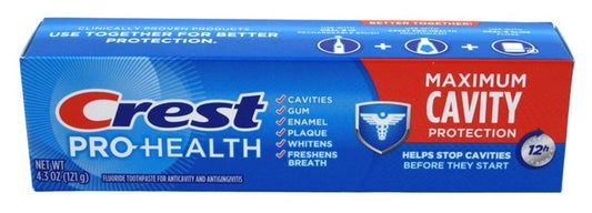 Crest Toothpaste 4.3oz Pro- Health Max Cavity Protection
