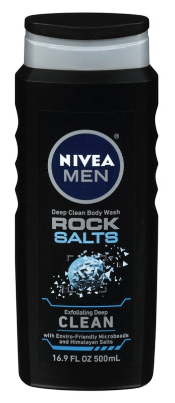 Nivea Men Body Wash Rock Salts Clean 16.9oz